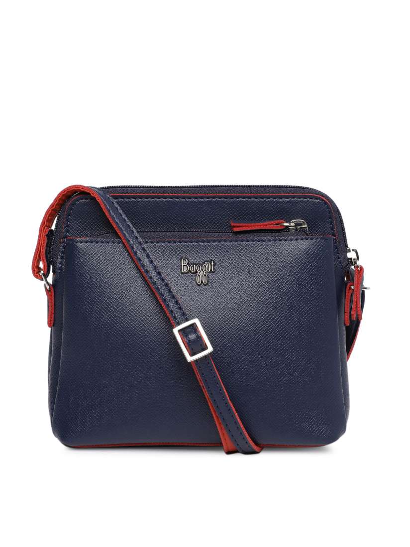 Buy Baggit Blue Solid Sling Bag Handbags for Women 8389151 Myntra