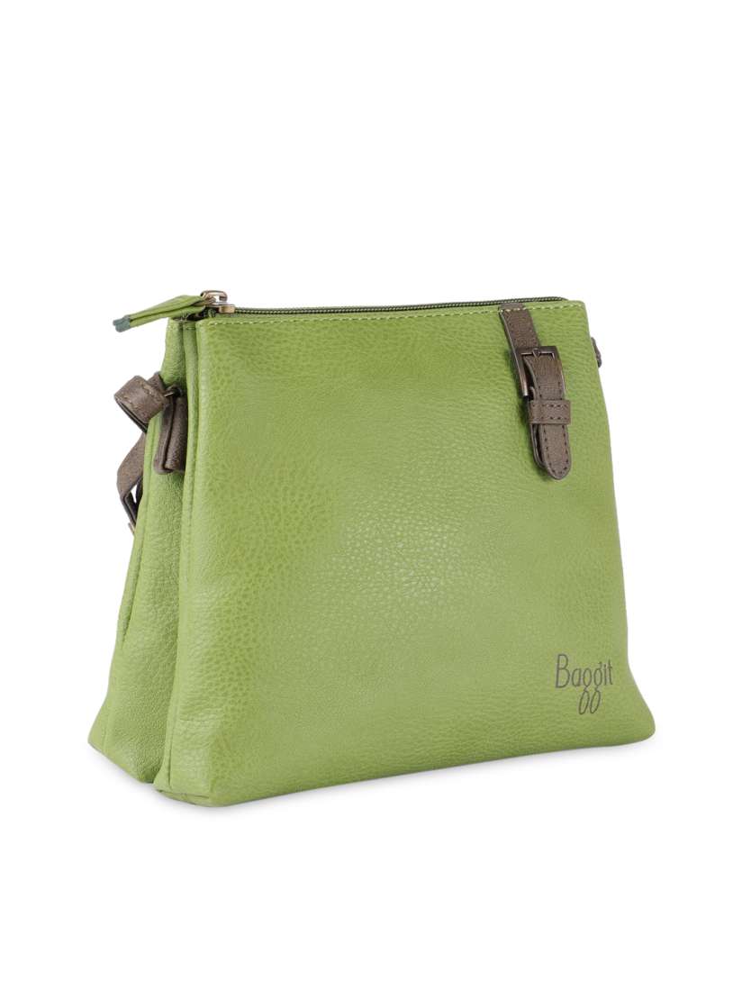 Buy Baggit Green Solid Sling Bag Handbags for Women 8389179 Myntra