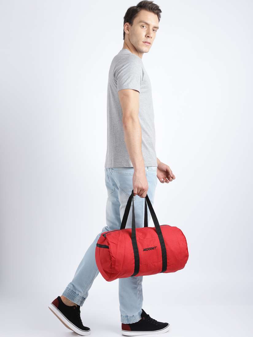 Buy Wildcraft Unisex Red Medium Barrel Duffel Bag Duffel Bag for Unisex 8396319 Myntra