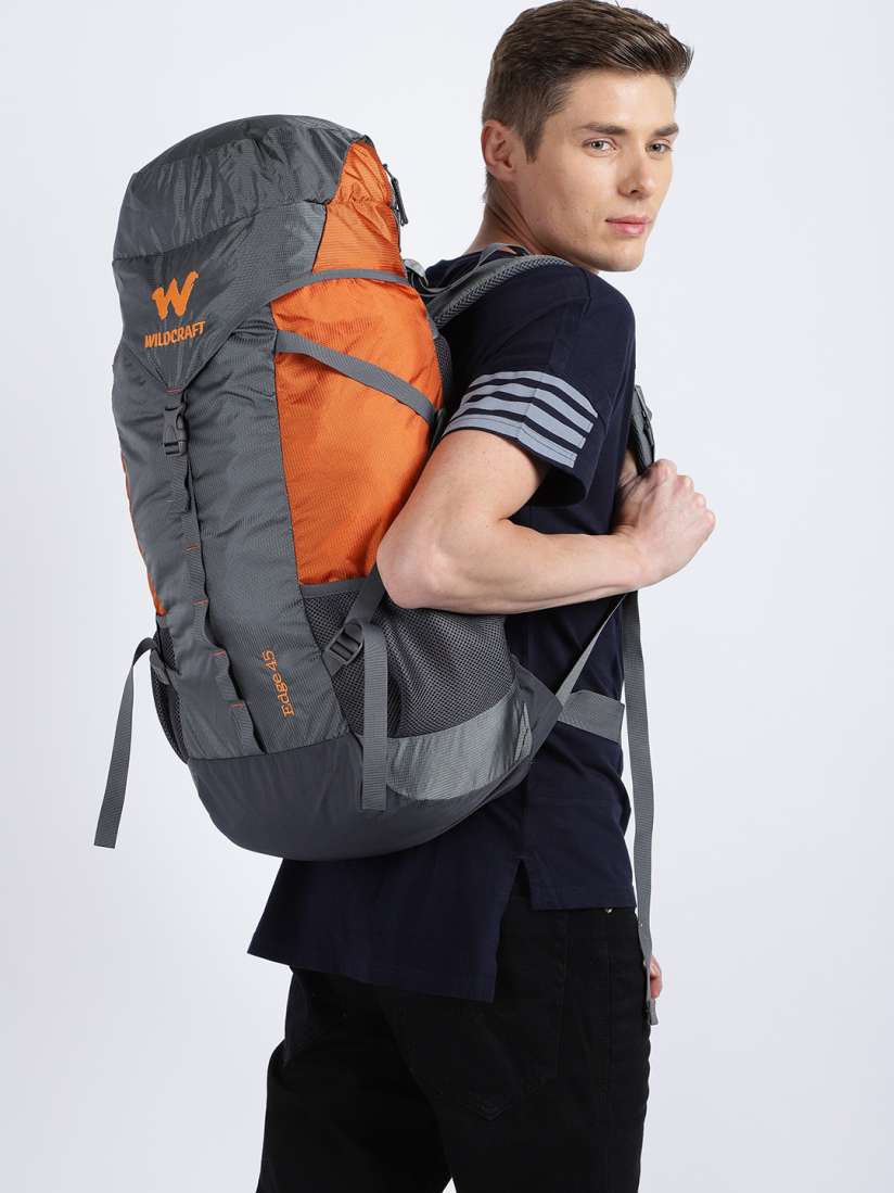 Buy Wildcraft Unisex Grey Orange Edge 45 Rucksack Rucksacks for Unisex 8396329 Myntra