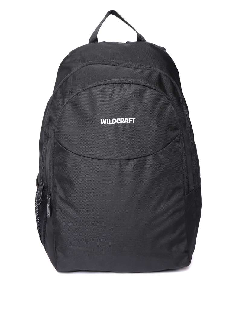 Wildcraft unisex black solid backpack clearance