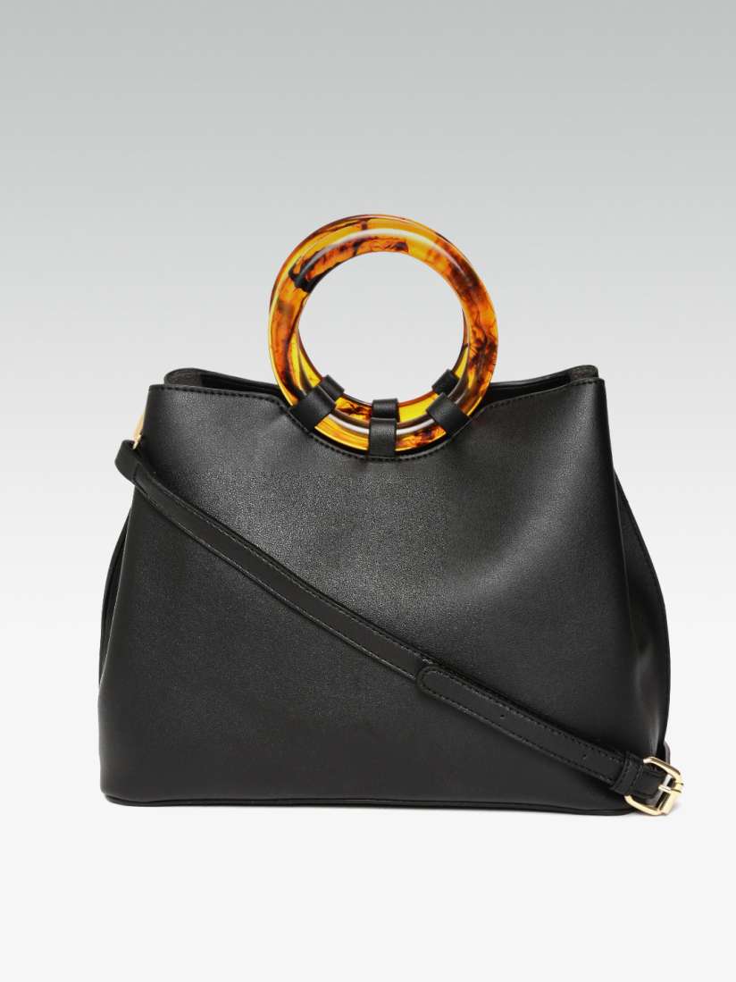 Buy DOROTHY PERKINS Black Solid Handheld Bag Handbags for Women 8403641 Myntra