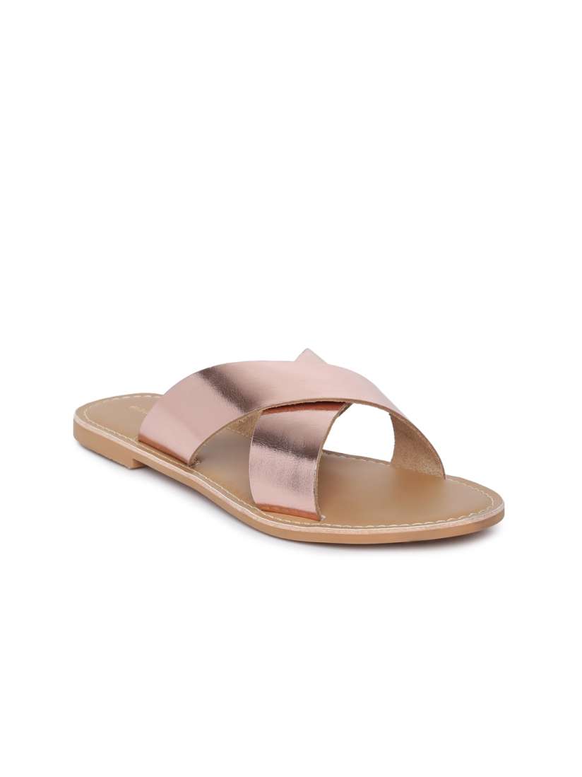 Buy Steve Madden Women Rose Gold Solid Open Toe Flats Flats for Women 8418381 Myntra