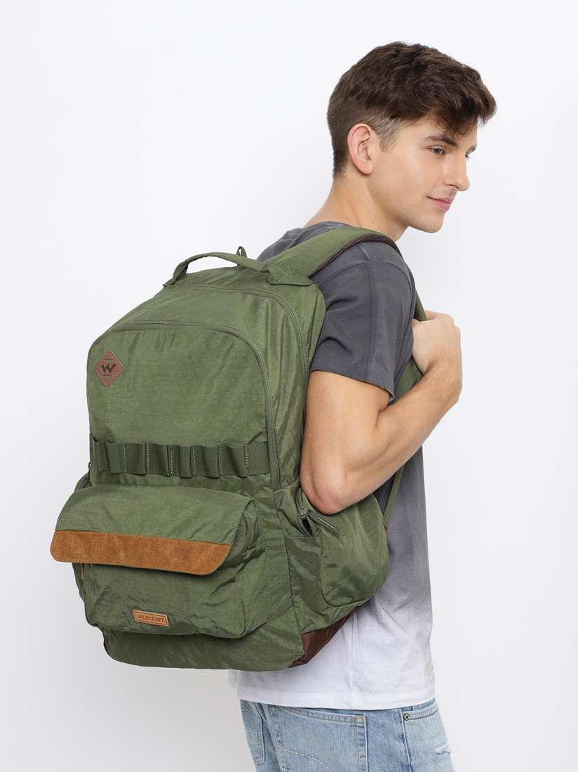 Buy Wildcraft Unisex Olive Green Amiga Solid Backpack Backpacks for Unisex 8419167 Myntra