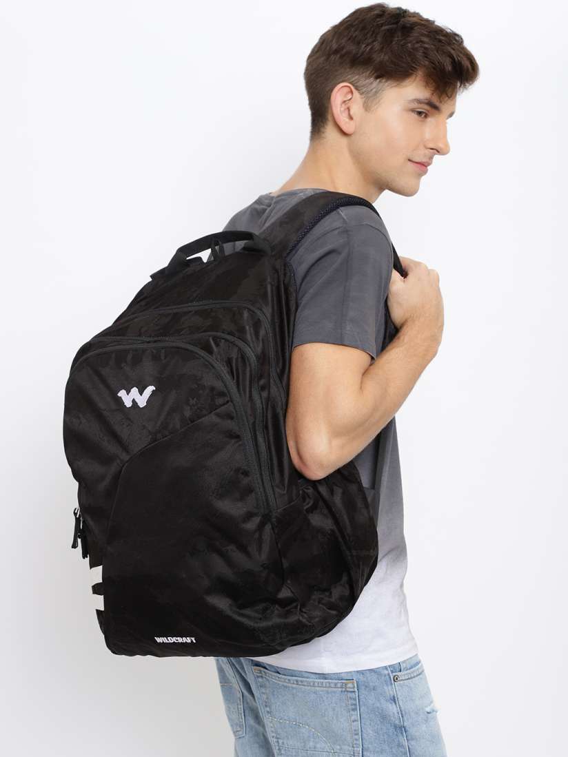 Wildcraft bags black sale