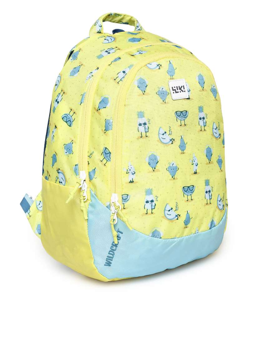 Buy Wildcraft Unisex Yellow Blue WIKI Junior 1 Fruits Graphic Backpack Backpacks for Unisex Kids 8419405 Myntra