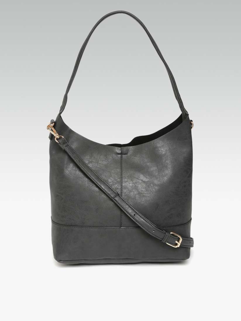 Buy DOROTHY PERKINS Black Solid Hobo Bag with Detachable Sling Strap Handbags for Women 8425507 Myntra