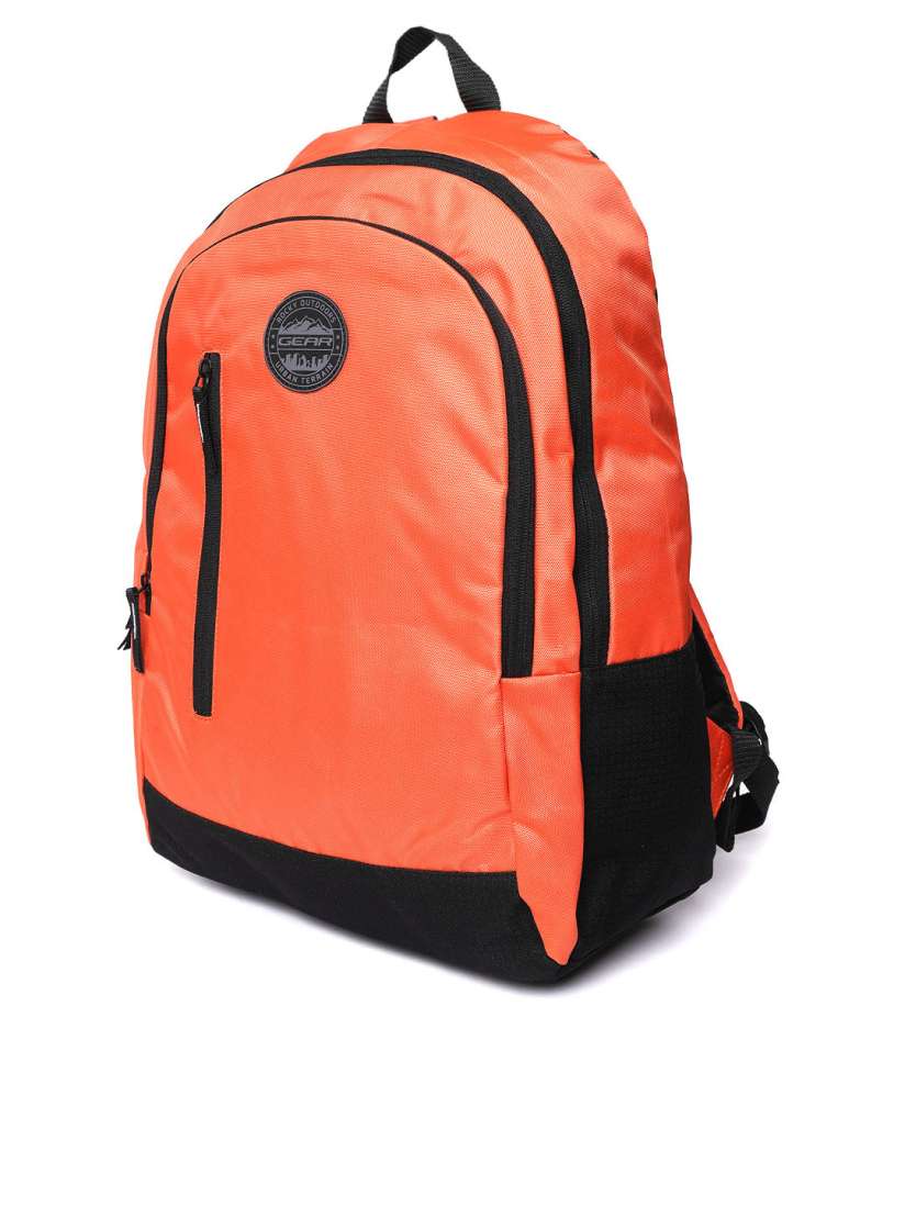 Buy Gear Unisex Orange Solid Backpack Backpacks for Unisex 8435847 Myntra