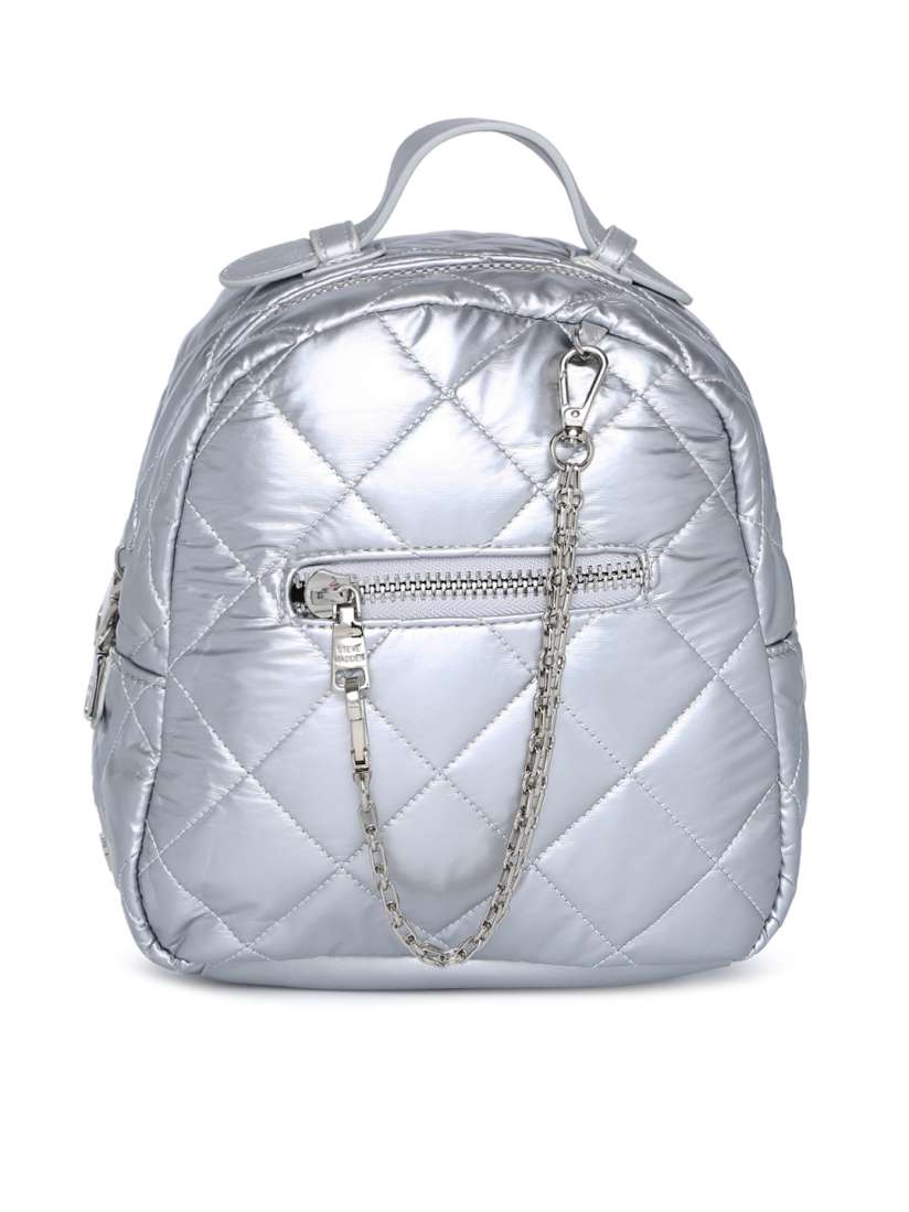 Steve madden silver backpack hot sale