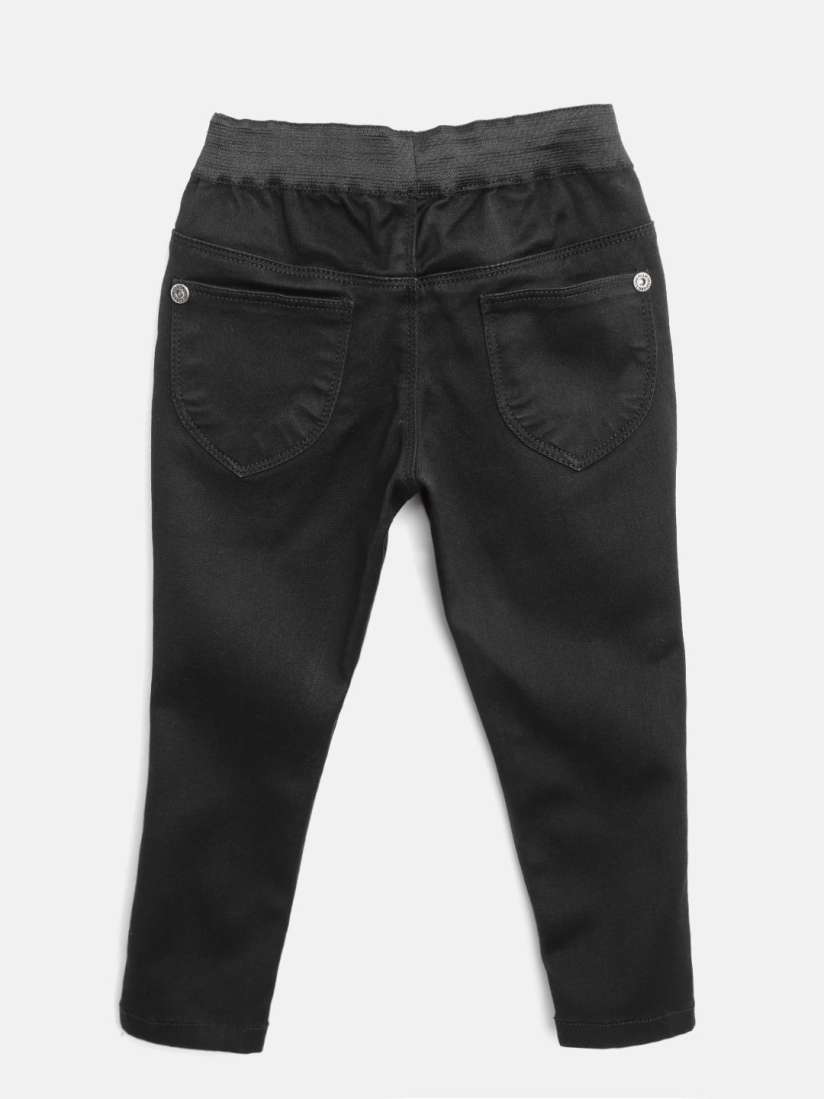 Jeggings for girls black top