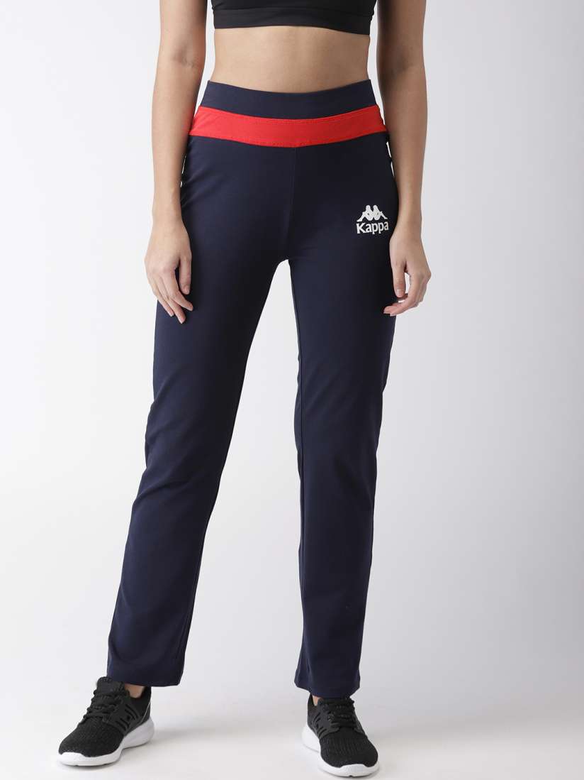 Buy Kappa Women Regular Fit Navy Blue Solid Track Pants Track Pants for Women 8441353 Myntra