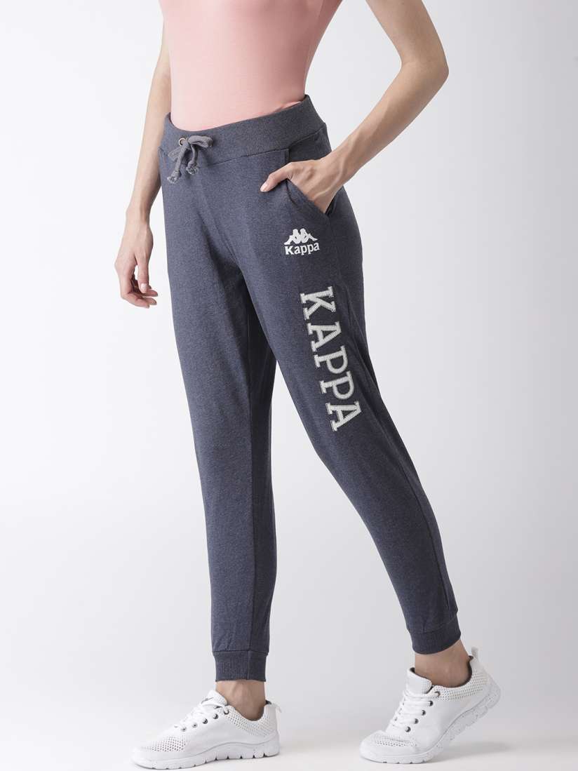 Buy Kappa Women Comfort Fit Navy Blue Printed Joggers Track Pants for Women 8441491 Myntra
