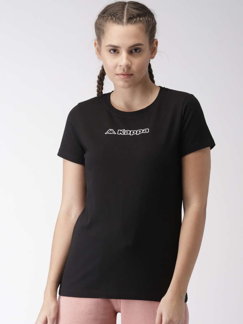 Buy Kappa Women Black Solid Top Tops for Women 8442473 Myntra
