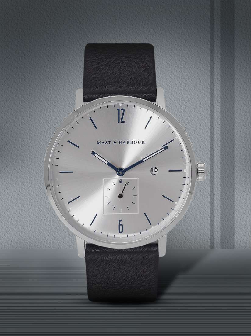 Buy Mast Harbour Men Silver Toned Analogue Watch MFB PN WTH 6266G Watches for Men 8448399 Myntra