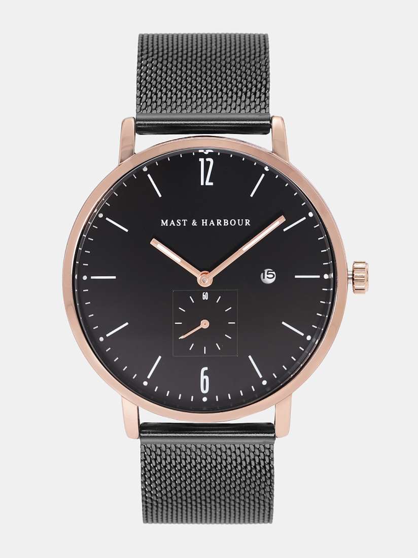 Buy Mast Harbour Men Black Analogue Watch MFB PN WTH 6266G Watches for Men 8448507 Myntra