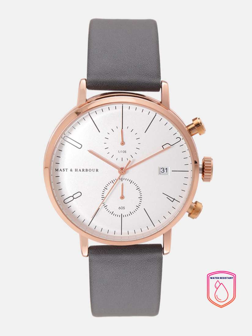 Buy Mast Harbour Unisex Off White Chronograph Watch MFB PN WTH 6288G Watches for Unisex 8448567 Myntra