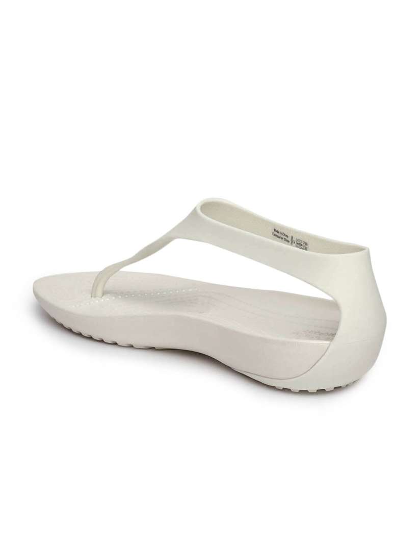 Crocs white flats sales