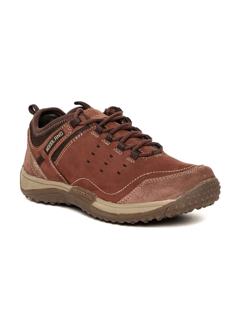 Buy Woodland Men Brown Nubuck Flat Boots Boots for Men 8450667 Myntra
