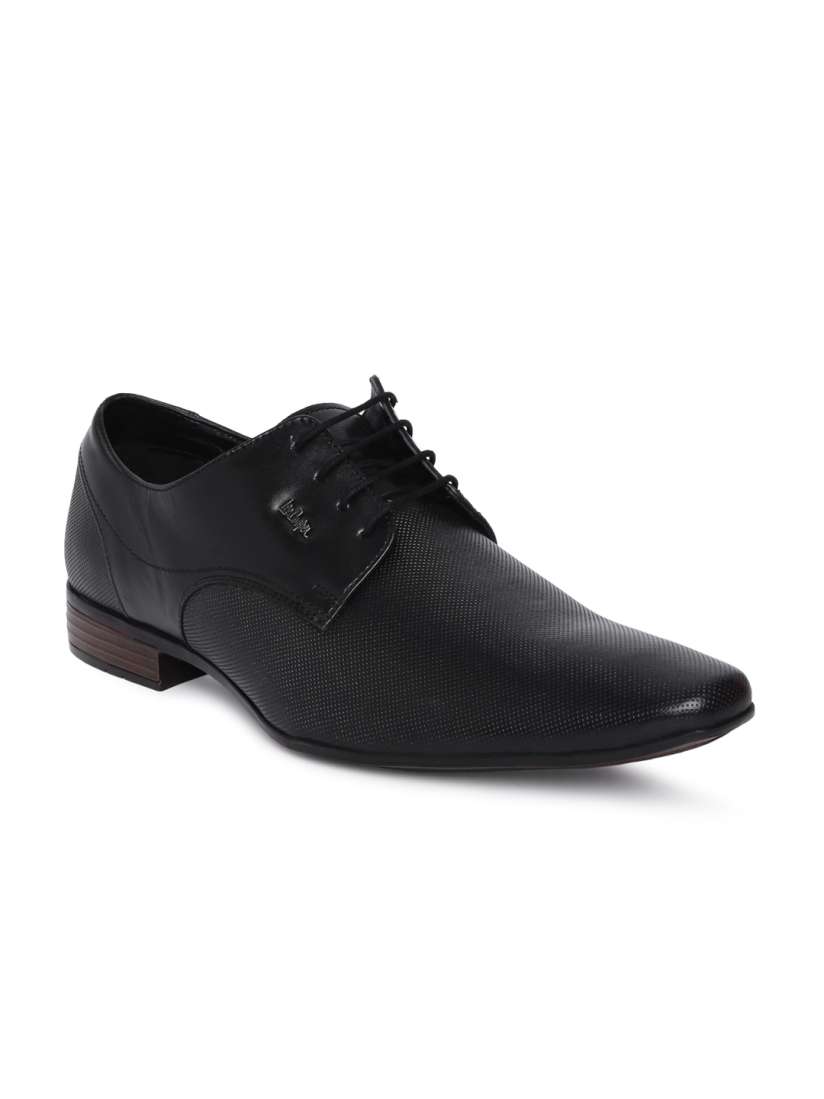 Buy Lee Cooper Men Black Leather Formal Shoes Formal Shoes for Men 8454155 Myntra