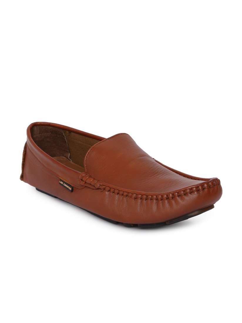 Lee cooper men's leather casual loafers hotsell