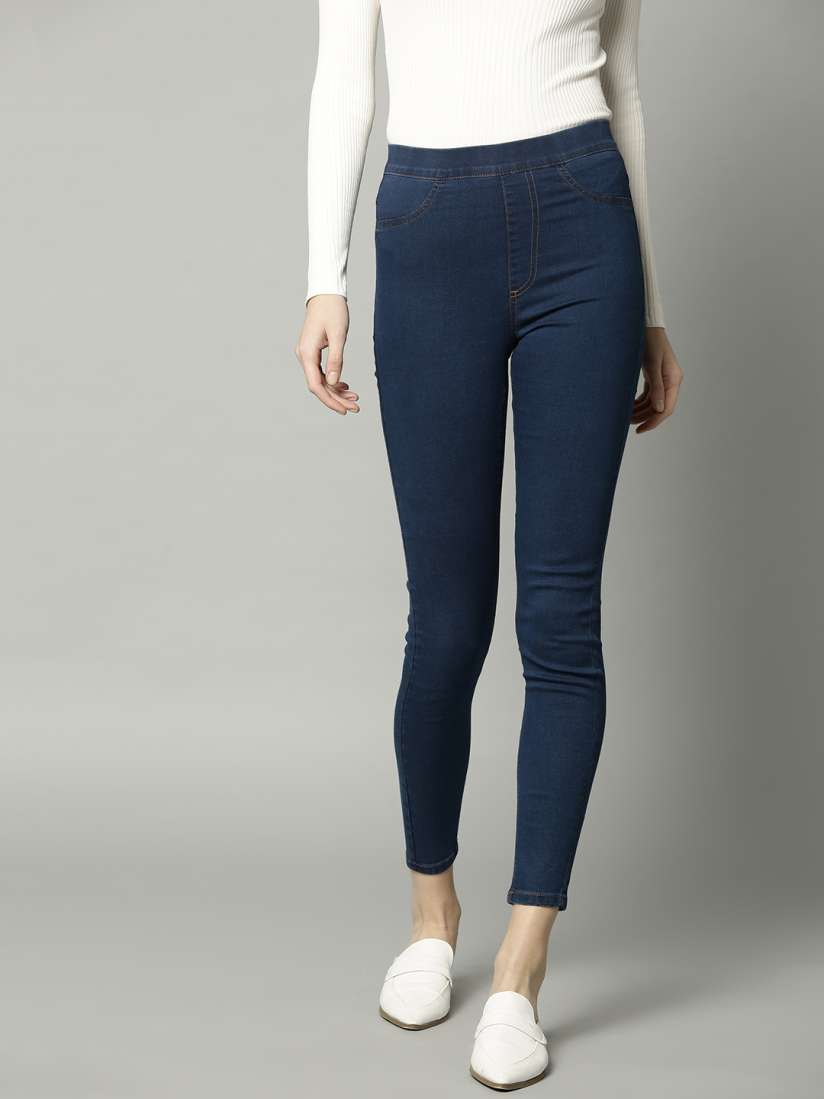 Navy jeggings marks and spencer cheap
