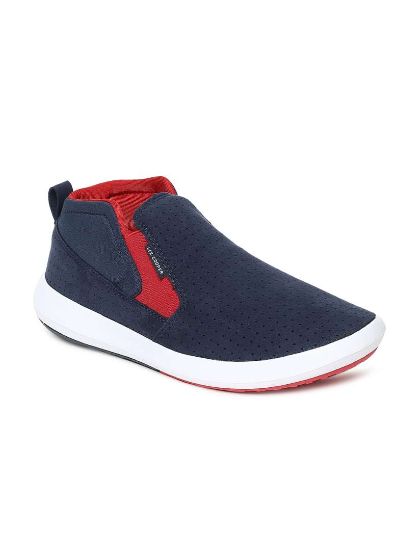 Buy Lee Cooper Men Navy Blue Slip On Sneakers Casual Shoes for Men 8465059 Myntra