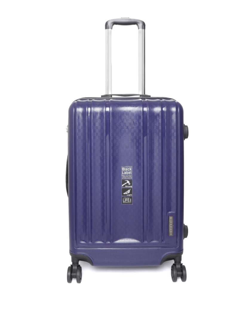 Buy GIORDANO Unisex Blue Textured Large Trolley Suitcase Trolley Bag for Unisex 8467425 Myntra