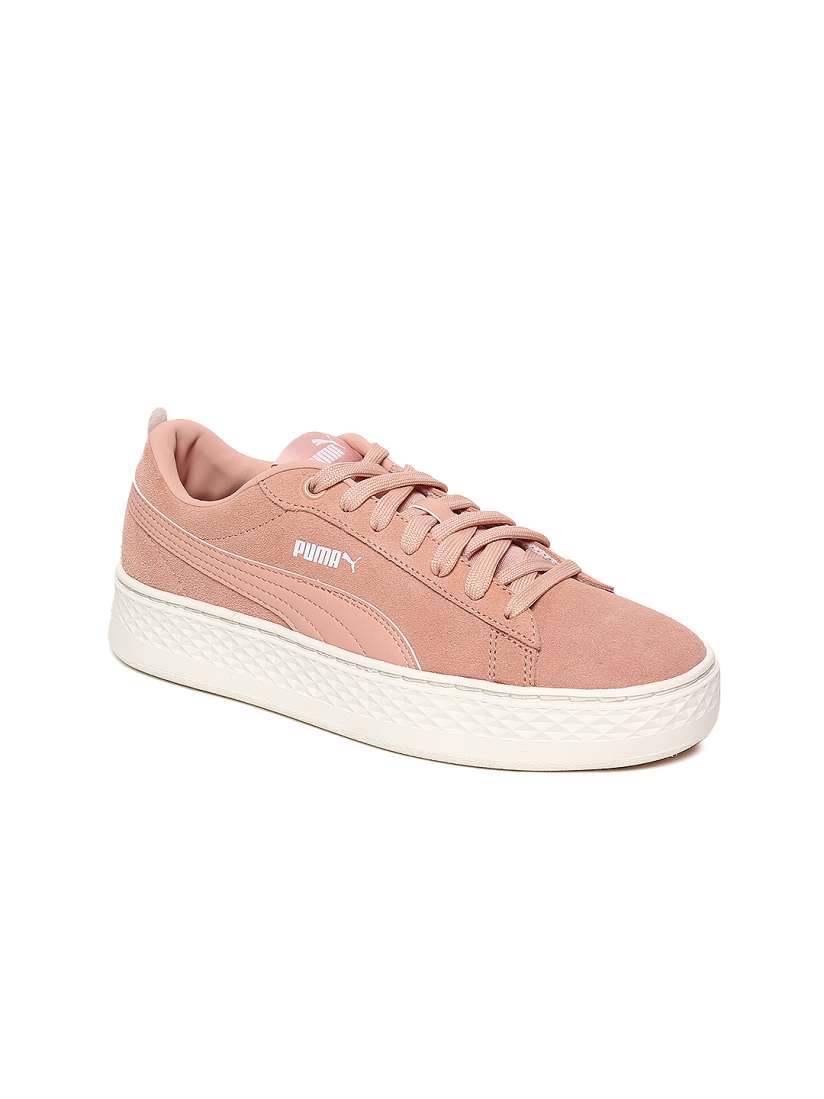 Puma smash platform pink best sale