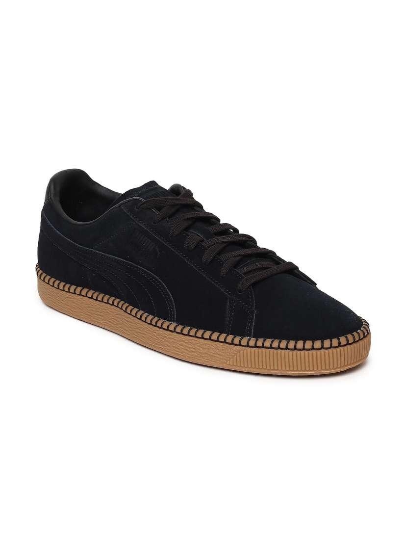 Buy Puma Unisex Black Classic Blanket Stitch Suede Sneakers Casual Shoes for Unisex 8468185 Myntra
