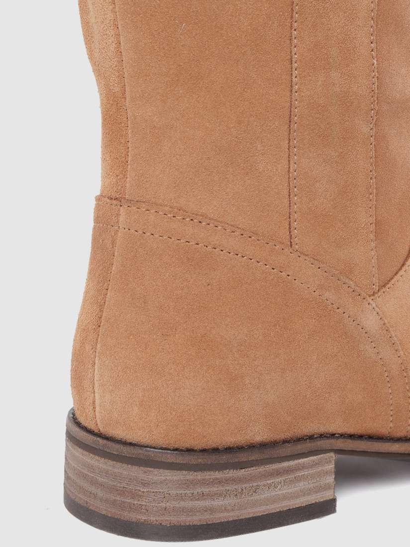 Buy Superdry Women Tan Brown Leather High Top Flat Boots Boots for Women 8468307 Myntra