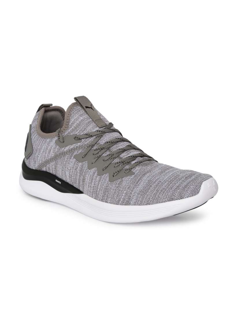 Buy Puma Men Grey IGNITE Flash evoKNIT Running Shoes Sports Shoes for Men 8476159 Myntra