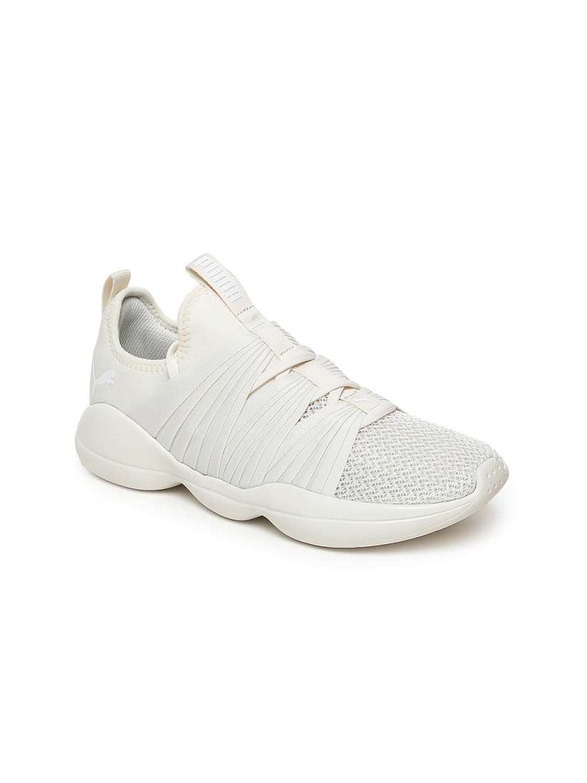 Buy Puma Women White Flourish Slip On Training Shoes Sports Shoes for Women 8476227 Myntra