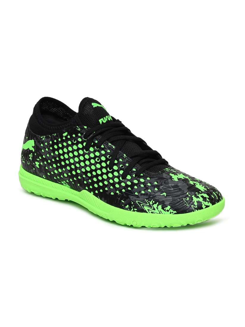 Buy Puma Men Black Green FUTURE 19.4 TT Football Shoes Sports Shoes for Men 8476713 Myntra