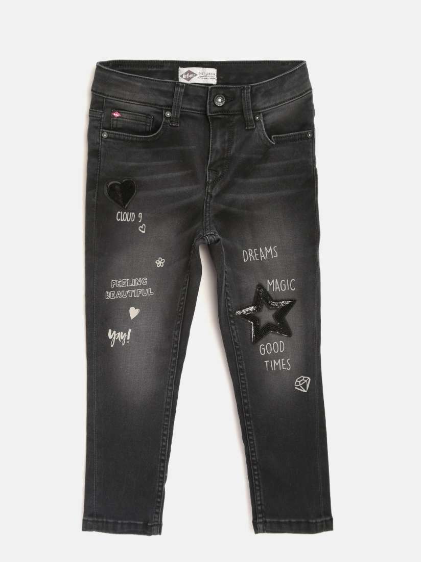 Buy Lee Cooper Girls Black Skinny Fit Mid Rise Clean Look Stretchable Jeans Jeans for Girls 8477717 Myntra