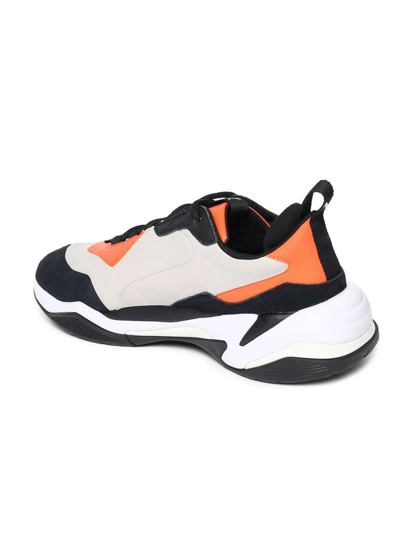 Buy Puma Men Black Grey Thunder Nature Colourblocked Sneakers Casual Shoes for Men 8477759 Myntra