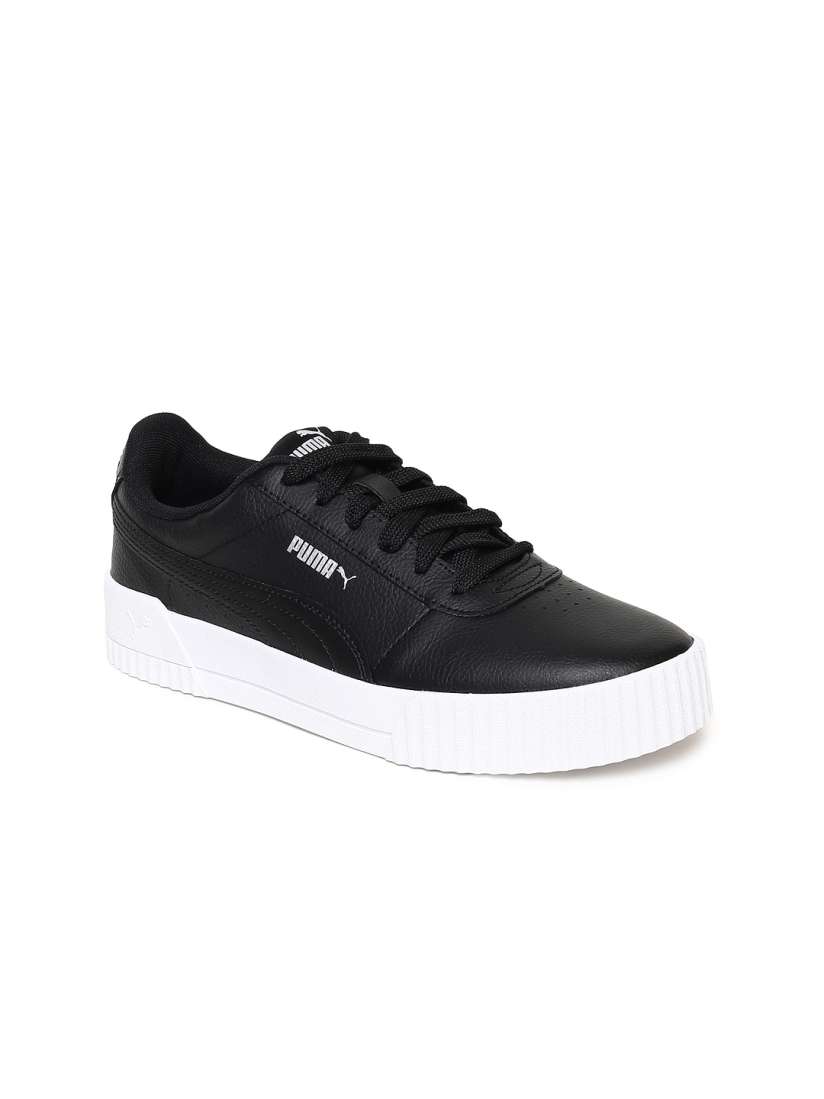 Buy Puma Women Black Carina Leather Sneakers Casual Shoes for Women 8477811 Myntra