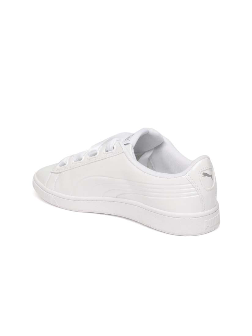 Buy Puma Women White Vikky Ribbon P Sneakers Casual Shoes for Women 8478019 Myntra