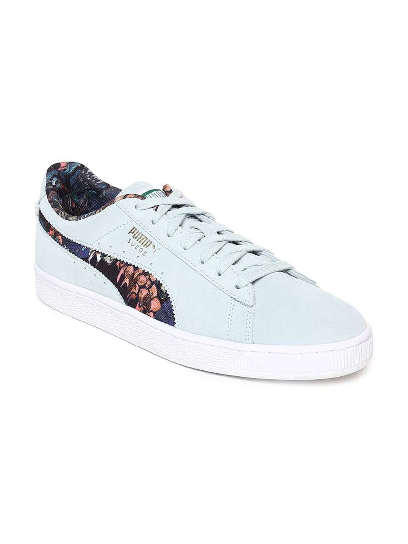 Buy Puma Unisex Blue Suede Secret Garden Printed Sneakers Casual Shoes for Unisex 8478239 Myntra