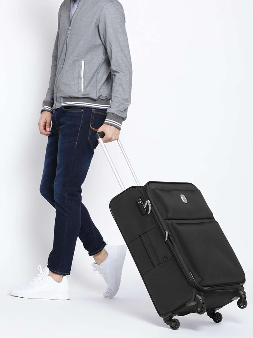 Buy DELSEY Unisex Black JORAS 68 4W Trolley Bag Trolley Bag for Unisex 8482403 Myntra