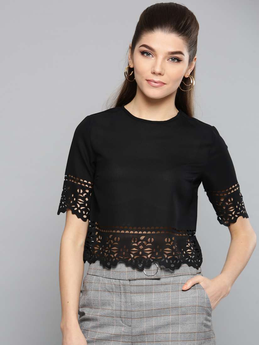 Myntra short tops top
