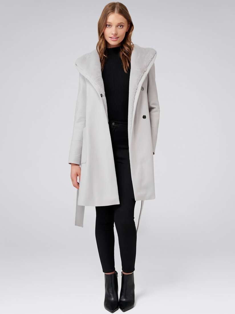 Buy Forever New Faux Fur Wrap Coat Coats for Women 8494231 Myntra