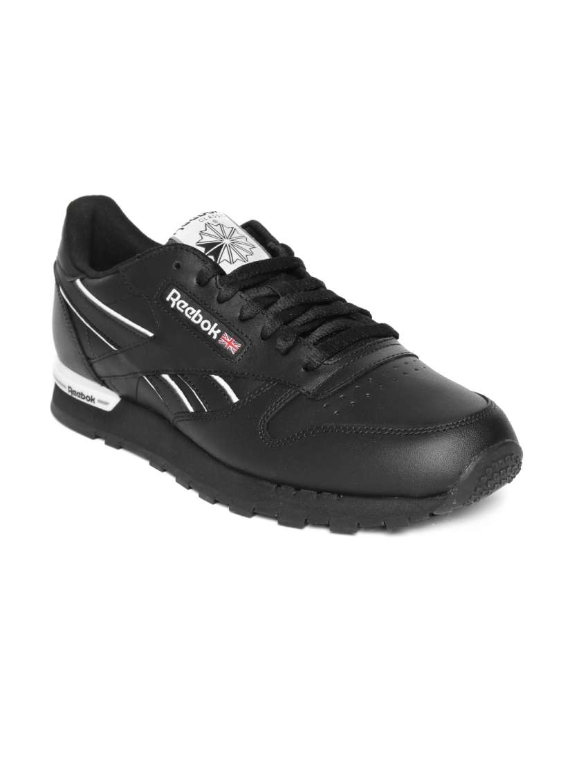 Reebok classic leather mu black discount