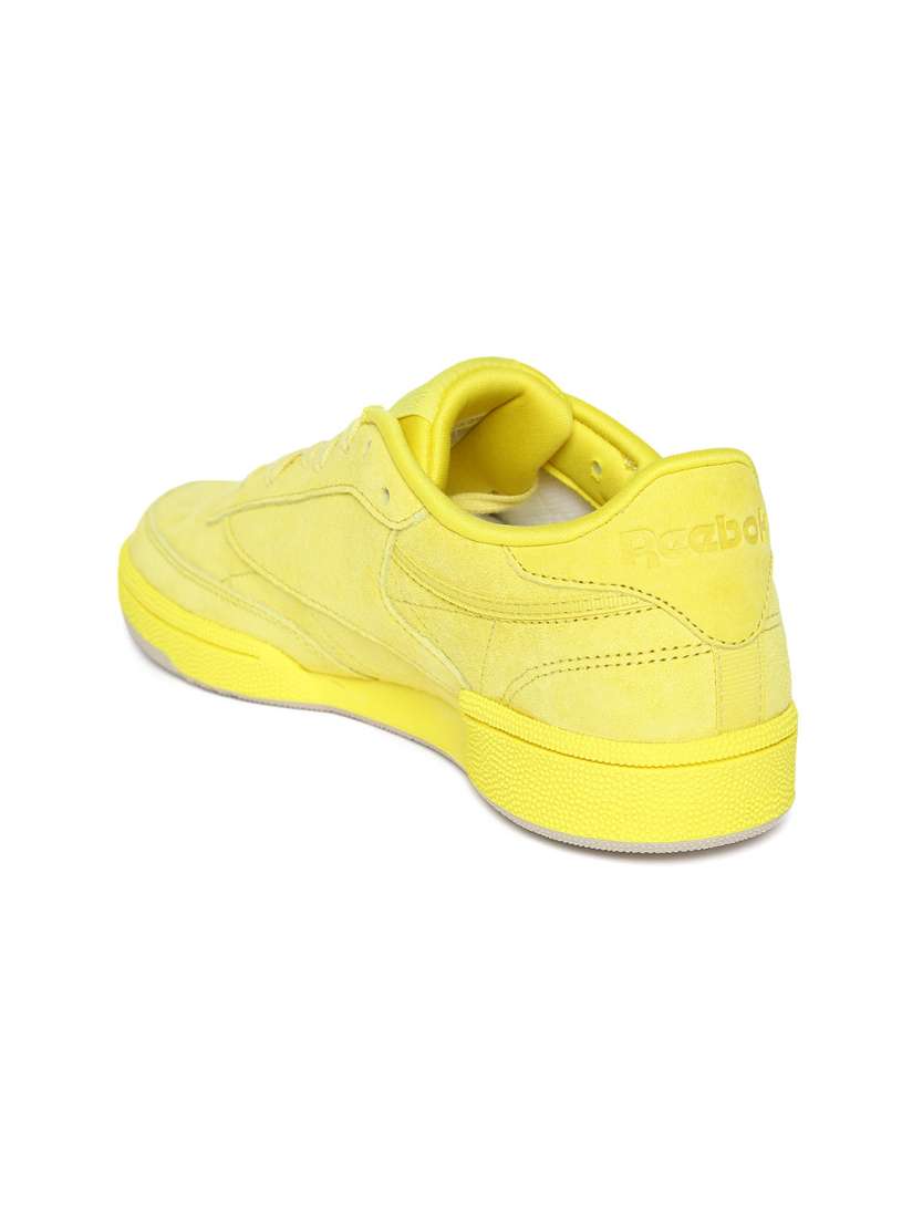 Yellow suede reebok outlet