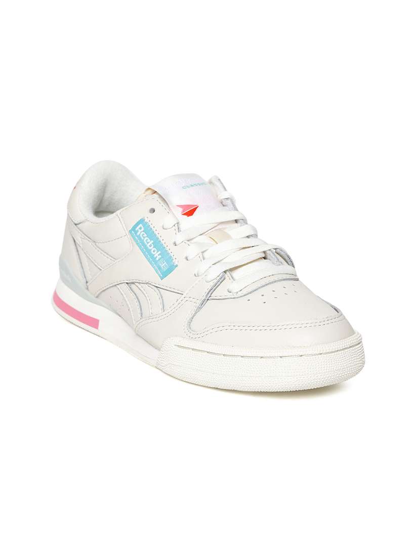 Reebok off white shoes clearance