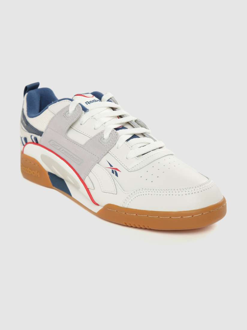Buy Reebok Classic Unisex Off White Lavender Leather Colourblocked Workout Plus Ati Sneakers Casual Shoes for Unisex 8497917 Myntra