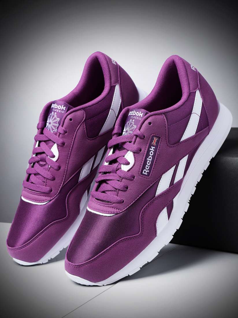 Buy Reebok Classic Unisex Purple Nylon Color Sneakers Casual Shoes for Unisex 8497939 Myntra