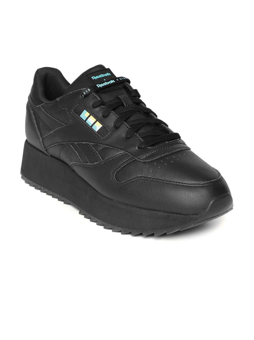 Buy Reebok Classic Women Black Classic Double X Gigi Hadid Leather Sneakers Casual Shoes for Women 8497945 Myntra