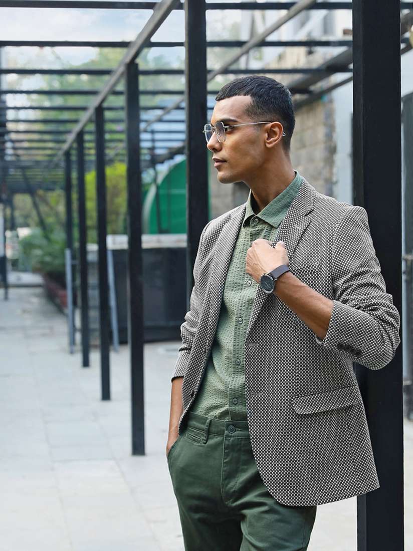 Slim casual blazer store