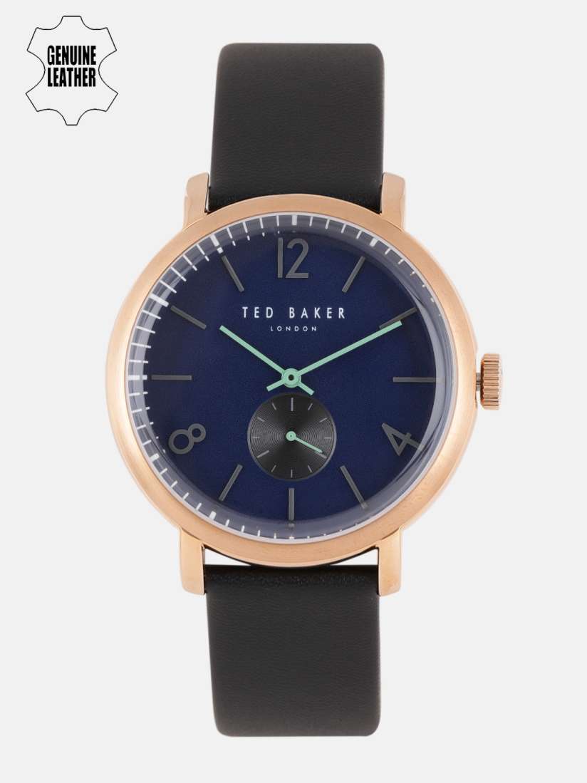 Buy Ted Baker Men Blue Leather Analogue Watch 10031515 OR Watches for Men 8507585 Myntra