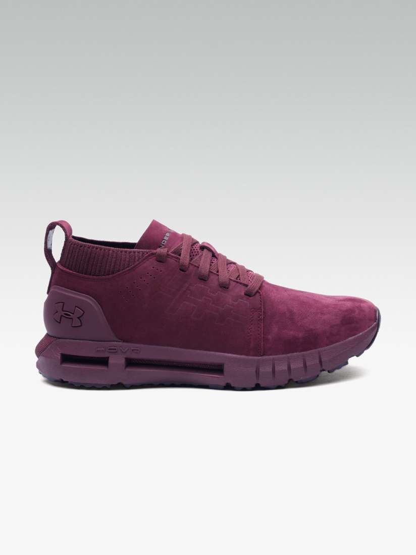 Buy UNDER ARMOUR Men Burgundy HOVR Lace Up Mid Sneakers Casual Shoes for Men 8512593 Myntra